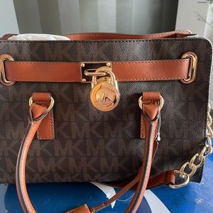 Michael Kors Brown Signature Hamilton